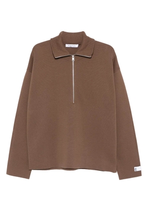Études Studio zip-up sweatshirt - Brown