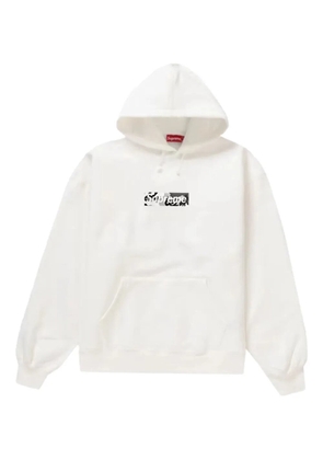 Supreme Miami box logo 'SS25 - White' hoodie