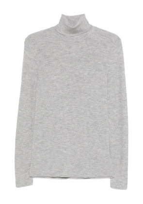 Sunflower roll-neck long-sleeve sweater - Grey