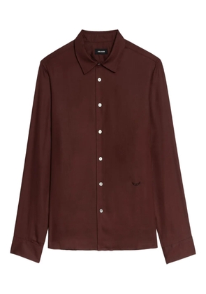 Zadig&Voltaire embroidered long-sleeve shirt
