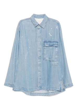 CROQUIS long-sleeved denim shirt - Blue