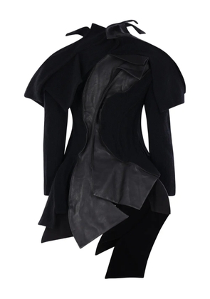 Yohji Yamamoto layered jacket - Black