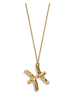 Jil Sander zodiac-sign pendant necklace - Gold