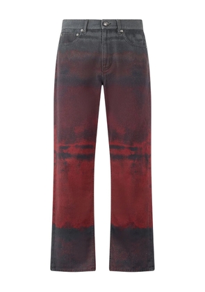 Roberto Cavalli dyed-effect jeans - Red