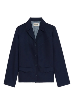 Zadig&Voltaire button-fastening blazer - Blue