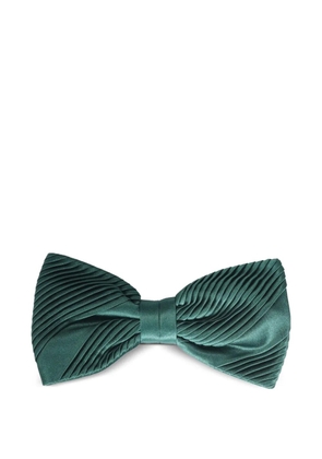 Stefano Ricci pleated silk bow tie - Green