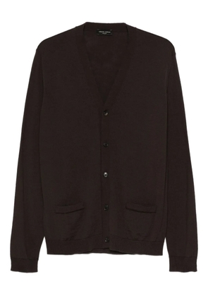 Roberto Collina V-neck cardigan - Brown