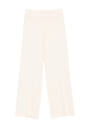 Patrizia Pepe high-waisted flared trousers - White