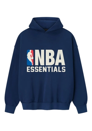 FEAR OF GOD ESSENTIALS logo hooded sweatshirt - Blue