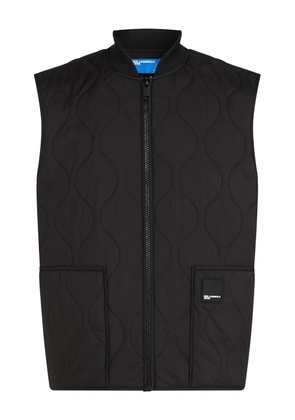 Karl Lagerfeld Jeans quilted gilet - Black