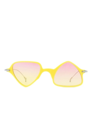 Eyepetizer Twiggy geometric-frame sunglasses - Yellow
