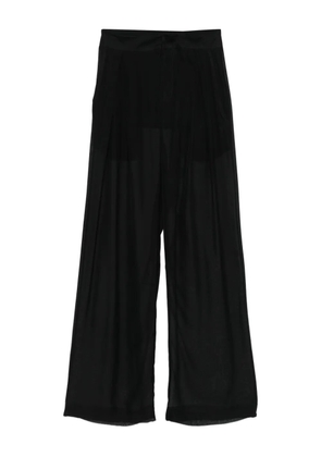 Danamé semi-sheer trousers - Black