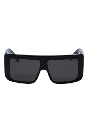Rick Owens rectangle documenta sunglasses - Black