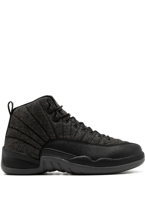 Jordan Air Jordan 12 Retro Wool 'Dark Grey/Metallic Silver' sneakers - Black