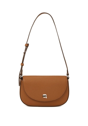 Karl Lagerfeld Ikon flap crossbody bag - Brown