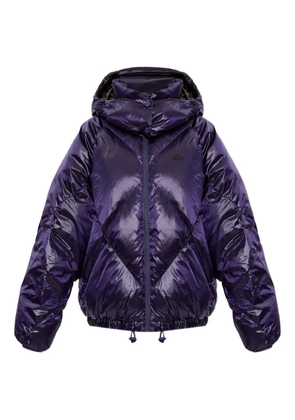 Lacoste hooded puffer jacket - Purple