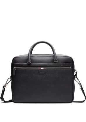 Bally double-handle leather briefcase - Black
