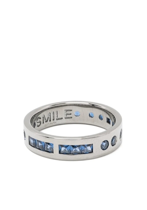 APM Monaco Smile Morse Code ring - Silver