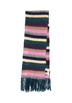 ERL fringed scarf - Blue