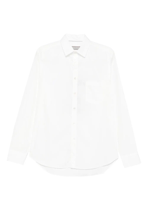 Canali pocket cotton shirt - White