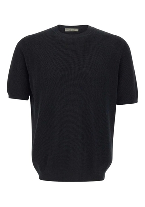 Filippo De Laurentiis ribbed short-sleeve T-shirt - Black