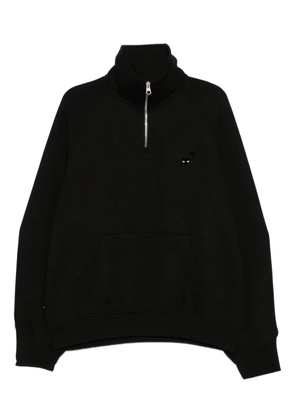 SONGZIO panther-embroidered sweatshirt - Black