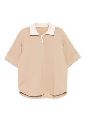 CROQUIS logo-embossed top - Brown