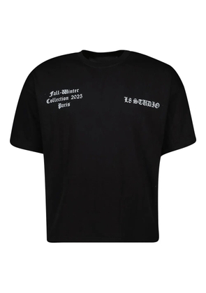 L8 Studio Passion du Christ cotton T-shirt - Black