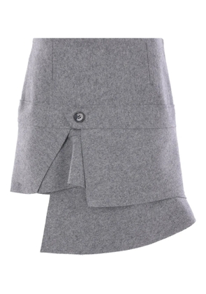 Zomer layered mini skirt - Grey