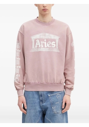Aries temple-print sweatshirt - Pink