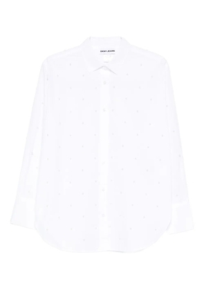 DKNY pearl-embellished shirt - White