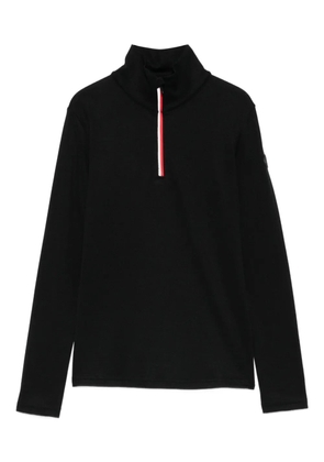 We Norwegians zipup high neck bibi performance top - Black