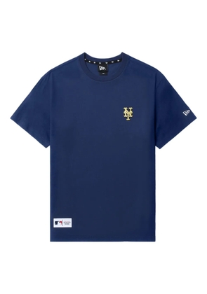 NEW ERA CAP logo-embroidery T-shirt - Blue