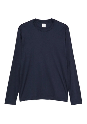 Eleventy long-sleeved crew-neck T-shirt - Blue