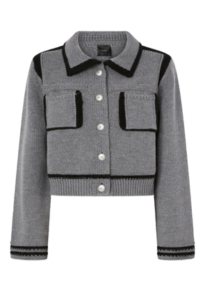 PINKO wool buttoned cardigan - Grey