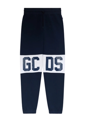 GCDS logo-print trousers - Blue