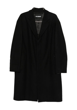 LES HOMMES single-breasted coat - Black