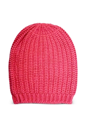 LA ROSE Cash Costa Corto ribbed beanie - Pink