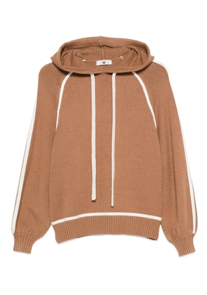 TWINSET contrast-trim sweater - Brown