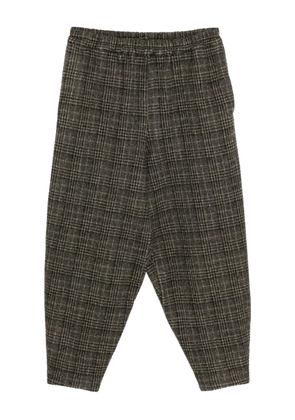 Toogood Acrobat checked trousers - Brown