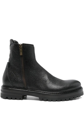 Silvano Sassetti textured ankle boots - Black