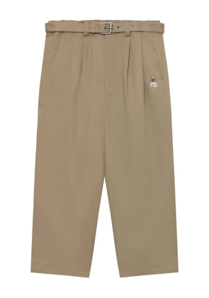 BAPE BLACK *A BATHING APE® pleated belted trousers - Neutrals