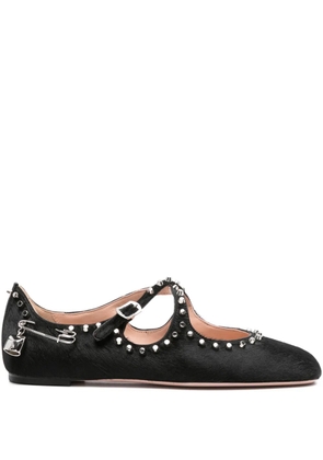 Bally leather ballet flats - Black