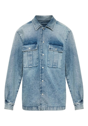 MM6 Maison Margiela longsleeved pocket shirt - Blue