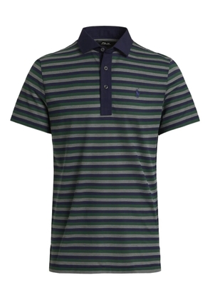 RLX Ralph Lauren striped-collared polo shirt - Green