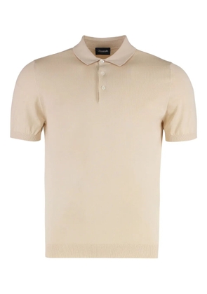 Drumohr knitted-cotton polo shirt - Neutrals