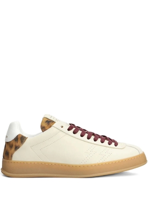 Stkn leopard-panel sneakers - Neutrals