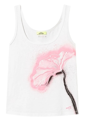 TWINSET floral-print tank top - White