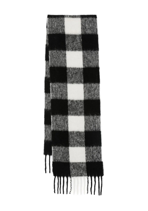 WRSTBHVR Rania fringed-edge scarf - Black