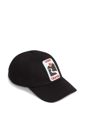 Casablanca logo-patch cap - Black